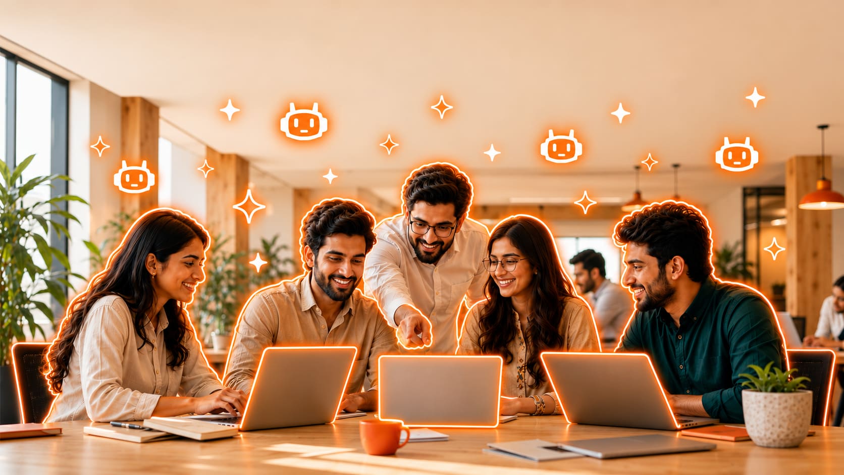 The 1Now team at work